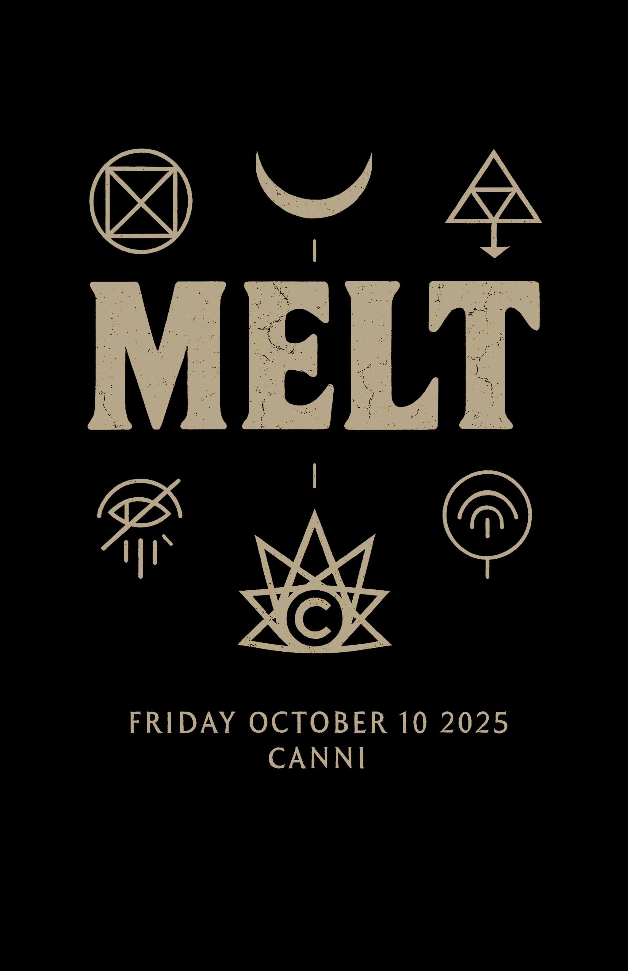 MELT at CANNI poster